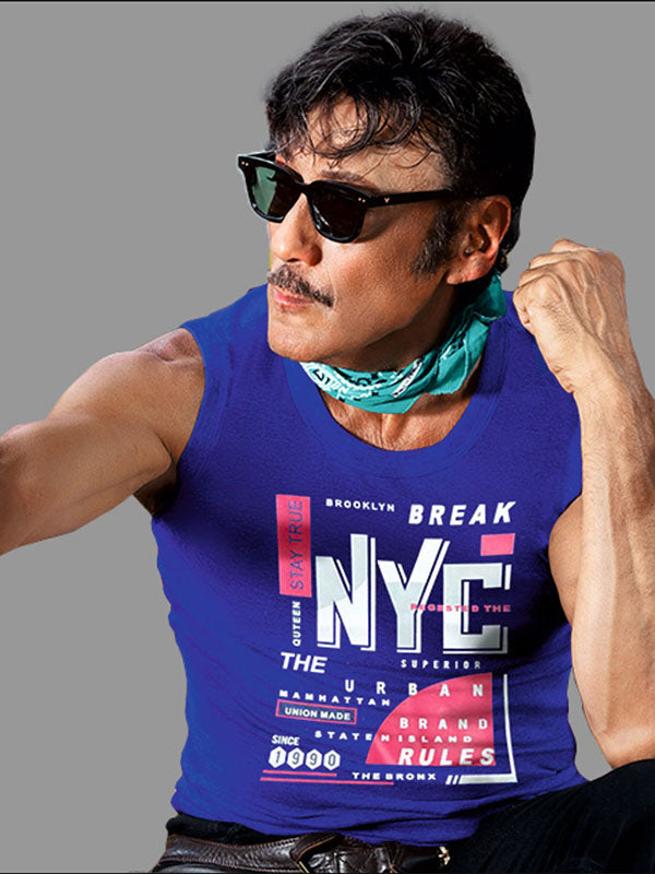 Violet 100% Cotton Fabric Vest