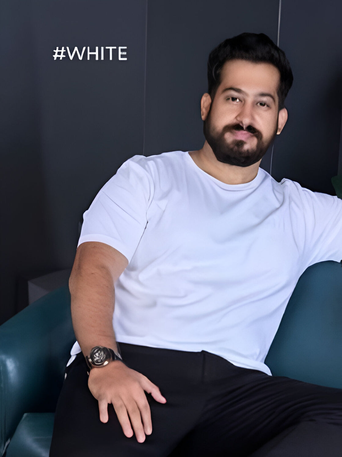 White - t shirt cotton fabric