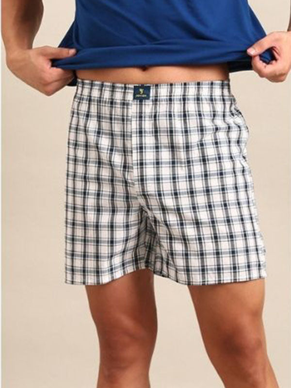 Black with white - 100%  cotton fabric shorts