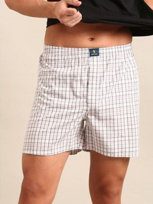 white - 100%  cotton fabric shorts