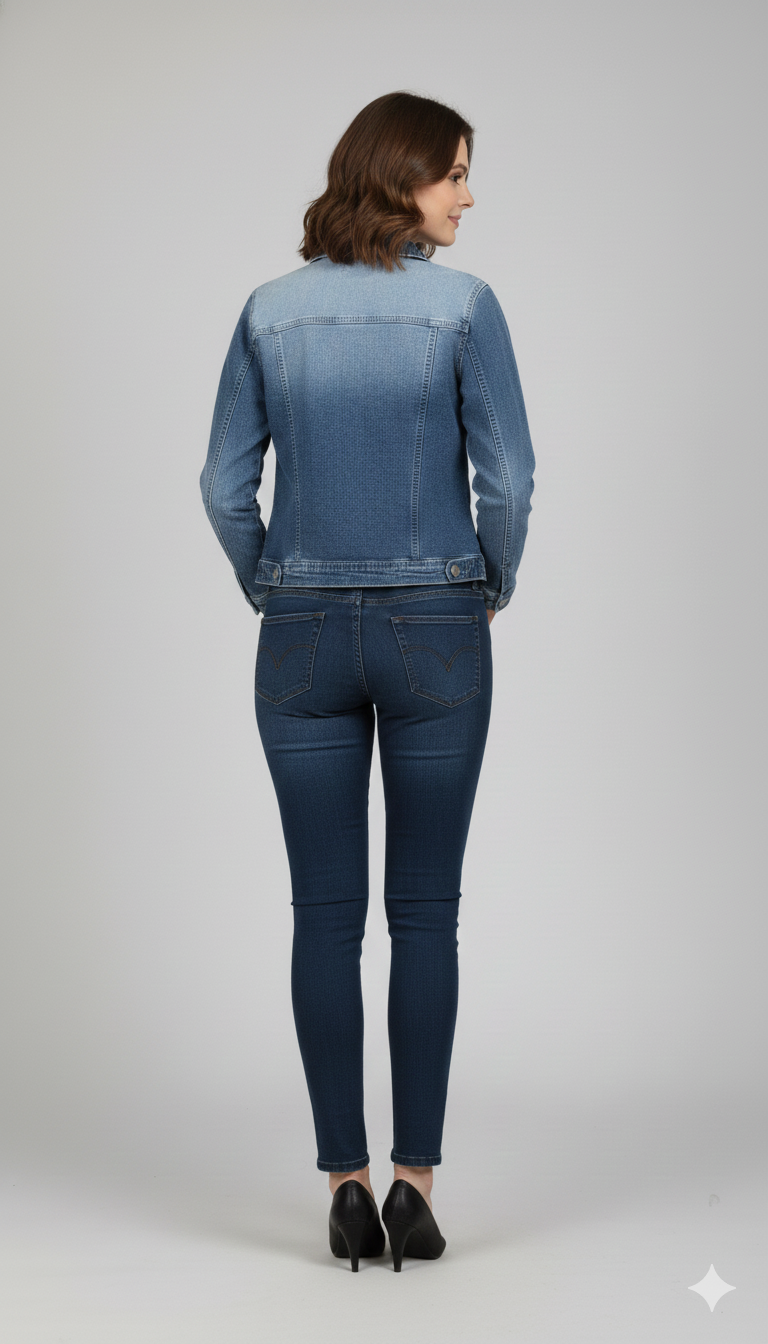 WOMEN JACKET [LEE COOPER] - INDIGO BLUE [ DENIM ]