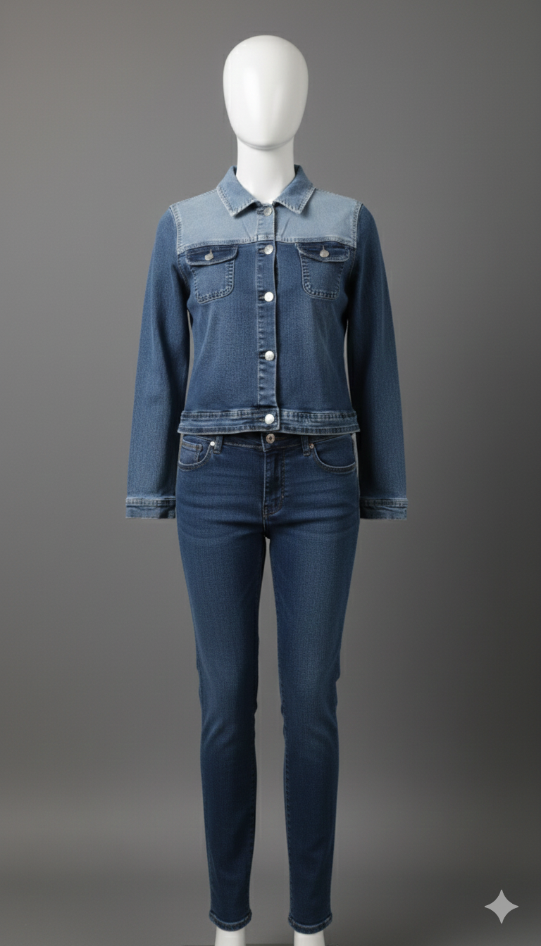 WOMEN JACKET [LEE COOPER] - INDIGO BLUE [ DENIM ]
