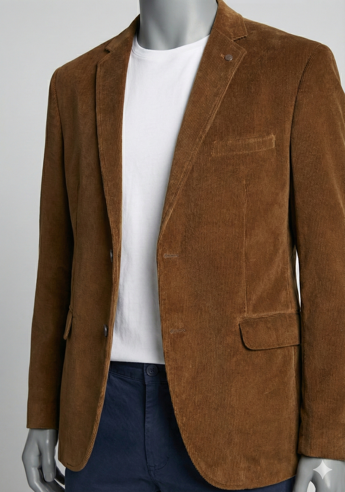 MENS BLAZER - DARK BROWN
