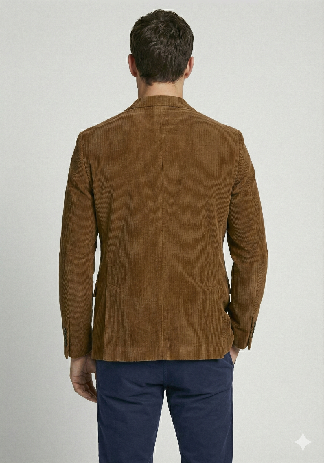 MENS BLAZER - DARK BROWN