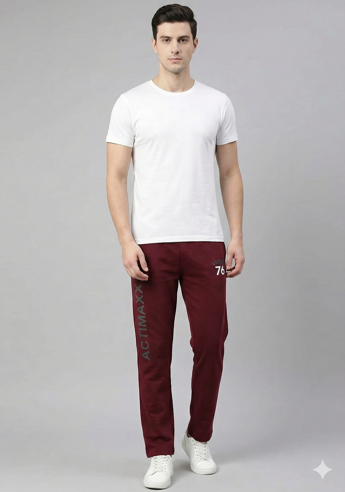 ACTIMAXX TRACK PANT - DARK MAROON