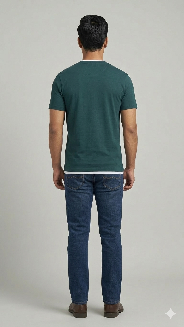 MENS T-SHIRTS WES - (GREEN)