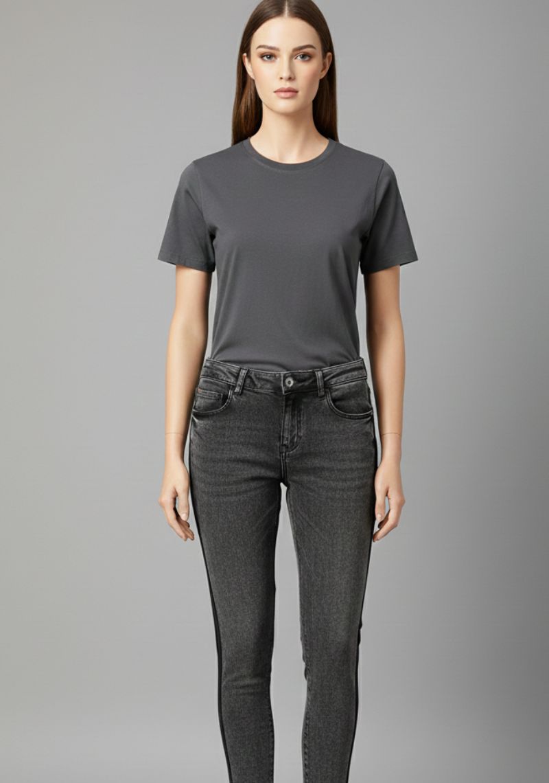 WOMEN JEAN (SL)-BLACK