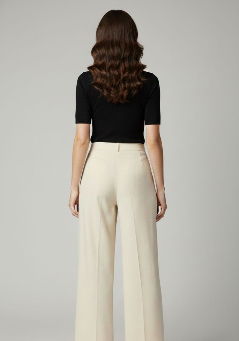 WOMENS PALAZZO - MILK [ WHITE ]