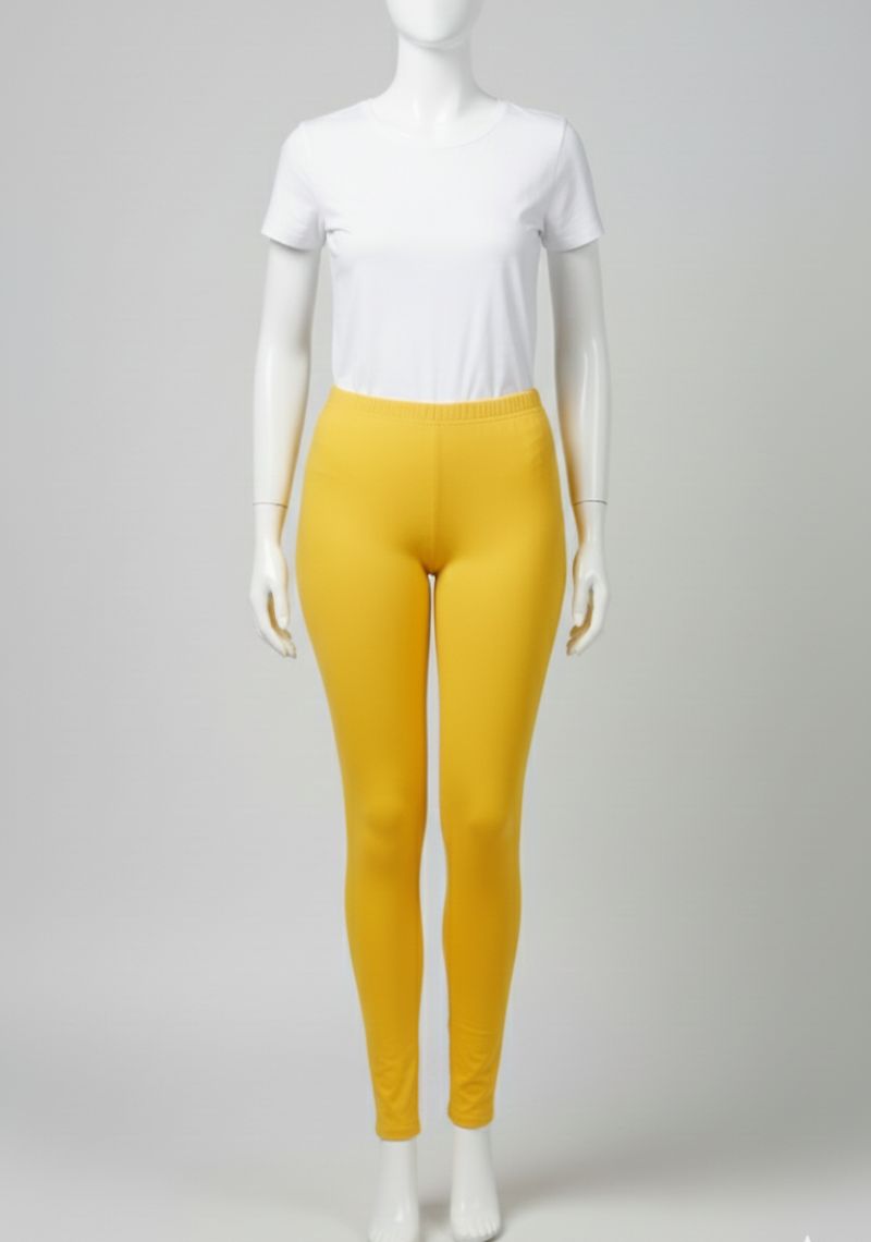 WOMENS LEGGINGS [MD] - PURE YELLOW