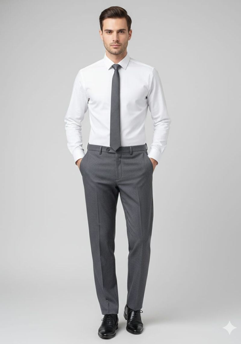 Mens Formal Trouser -Dark Gray(ED)