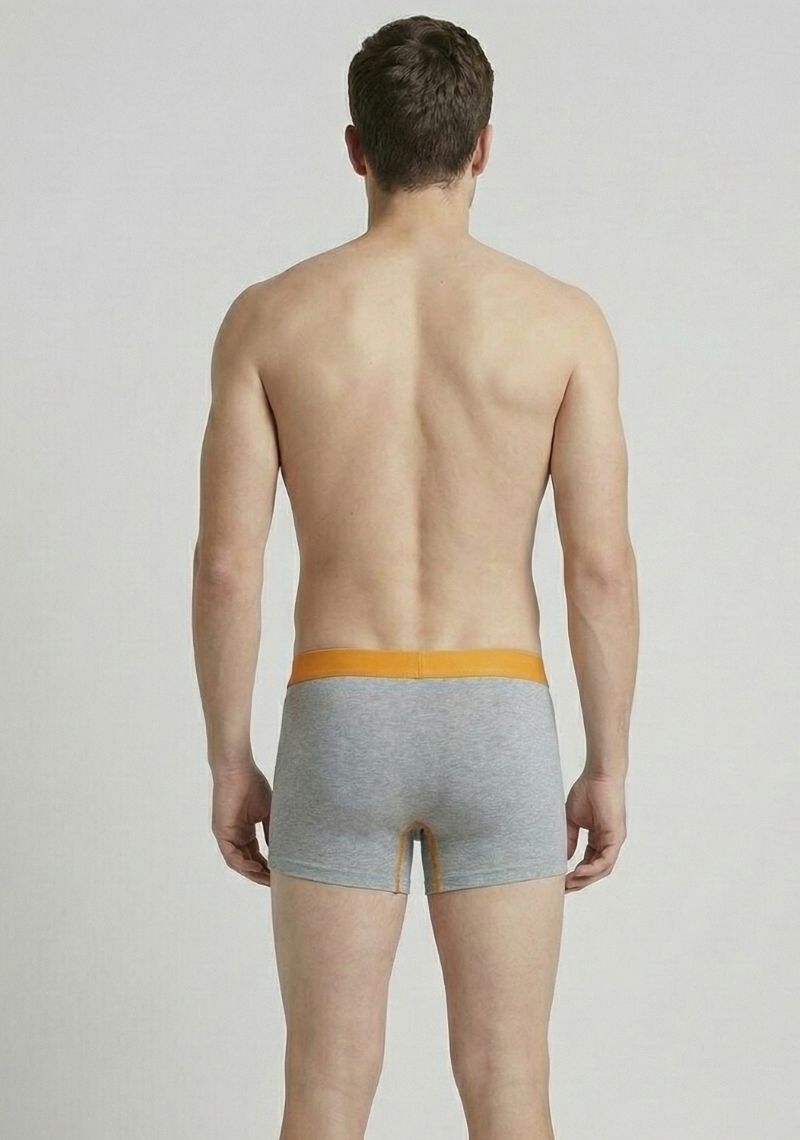 MENS TRUNK [SL] - LIGHT GREY & ORANGE