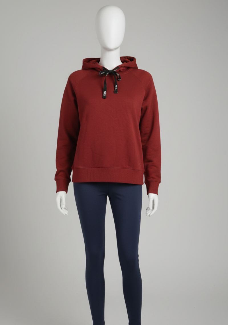 WOMEN SWEATSHIRT - PLAIN MAROON