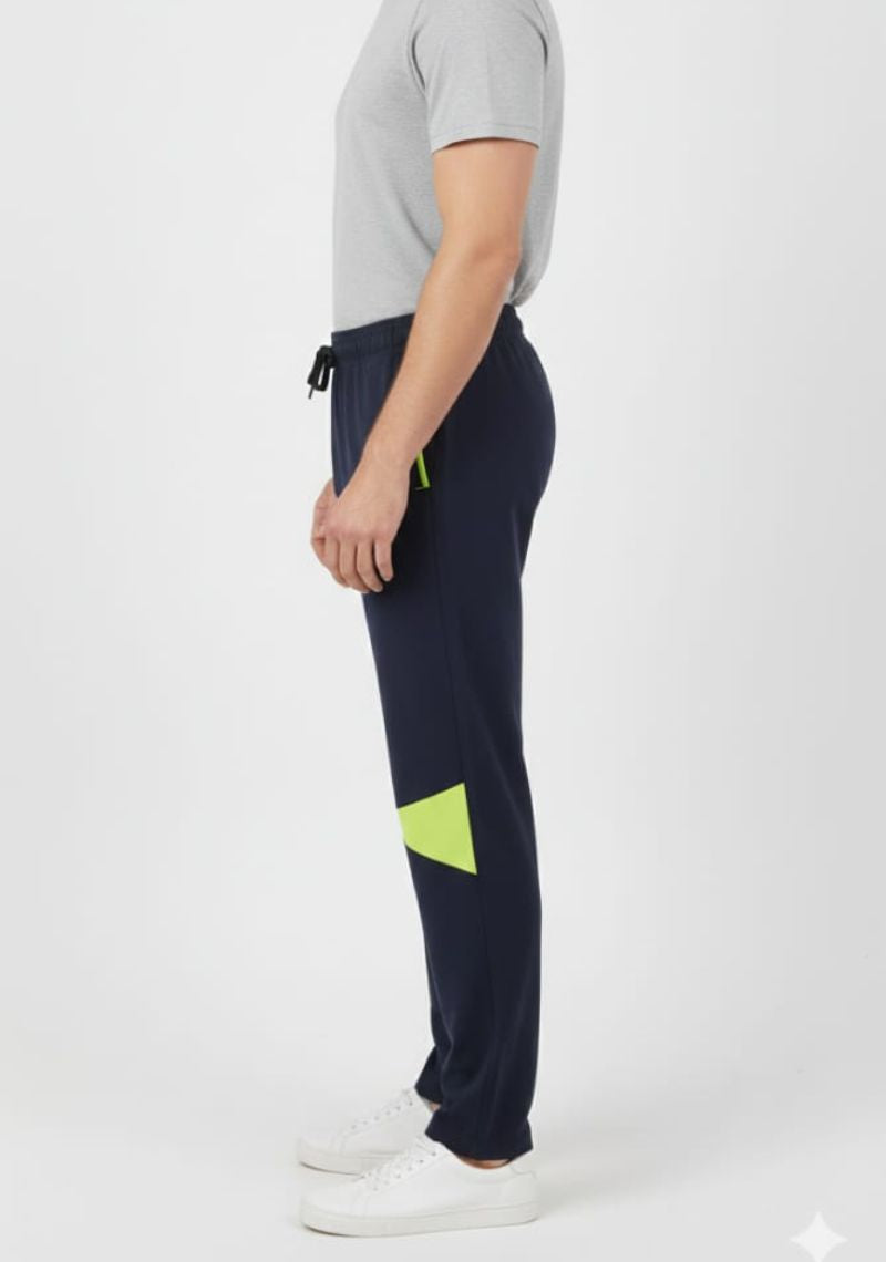 ACTIMAXX TRACK PANT [SL] - DARK BLUE & LEMON GREEN