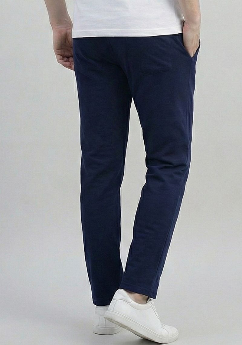 ACTIMAXX TRACK PANT - DARK BLUE AND LEMON GREEN LINE