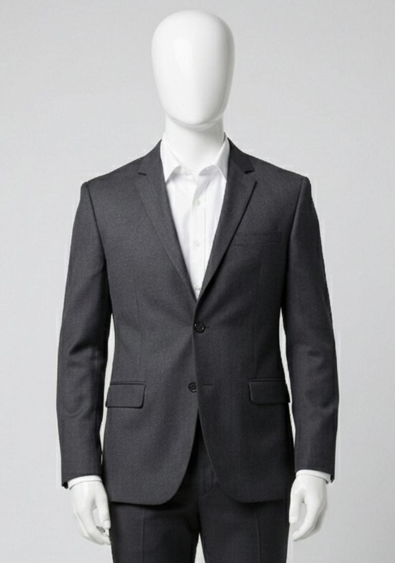 MENS BLAZER [MD] - BRIGHT BLACK