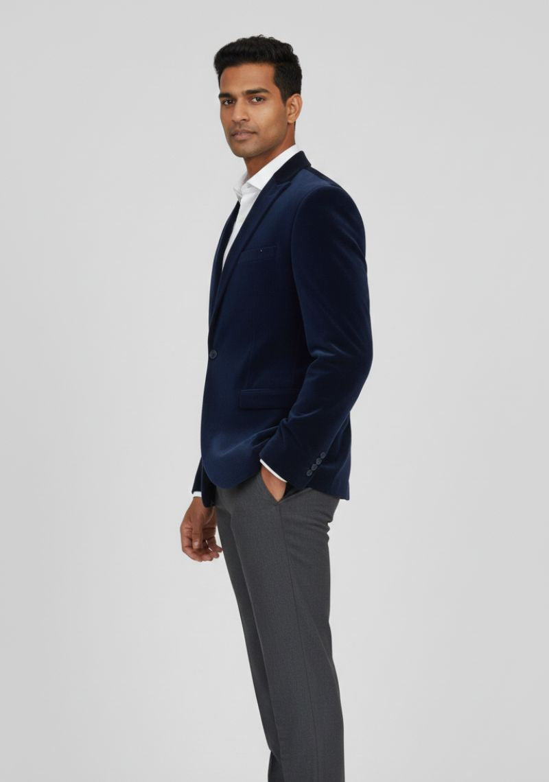 MENS BLAZER - NAVY BLUE