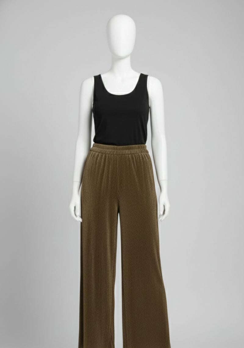 WOMENS PALAZZO - WALNUT BROWN