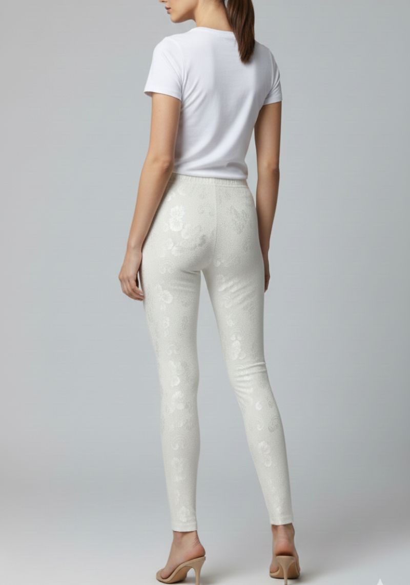WOMENS LEGGINGS [MD] - WHITE