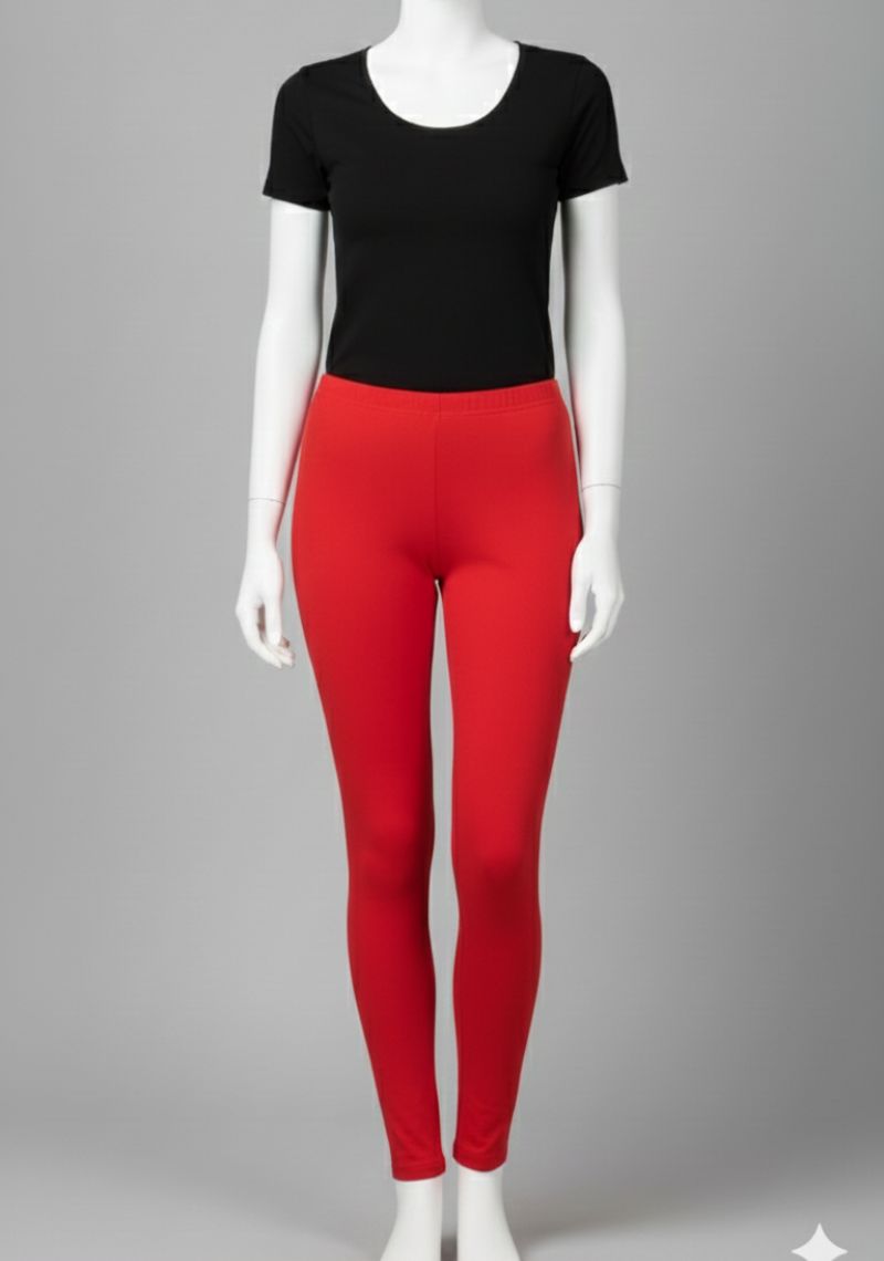 WOMENS LEGGINGS [MD] - PURE RED