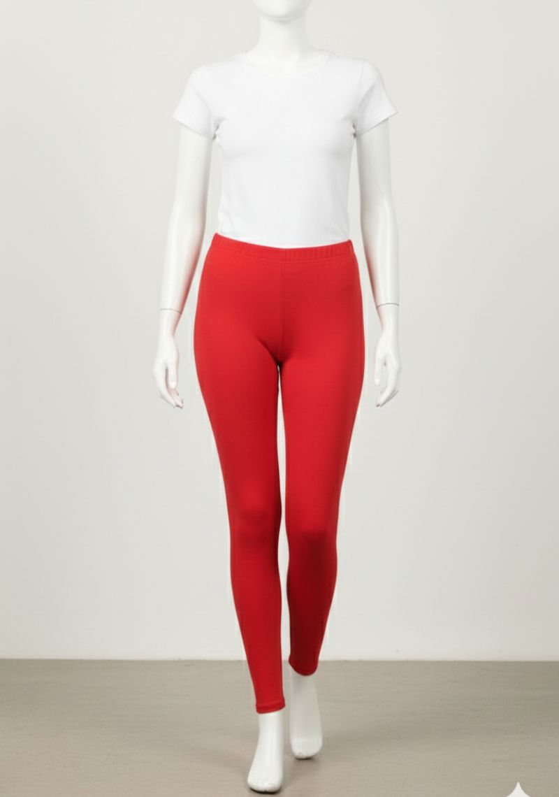 WOMENS LEGGINGS [MD] - RICH RED