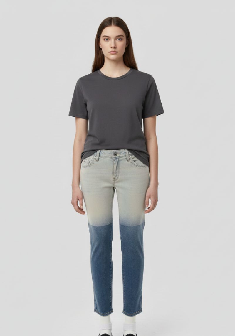 WOMEN JEAN (SL)- (LIGHT BLUE MXD)