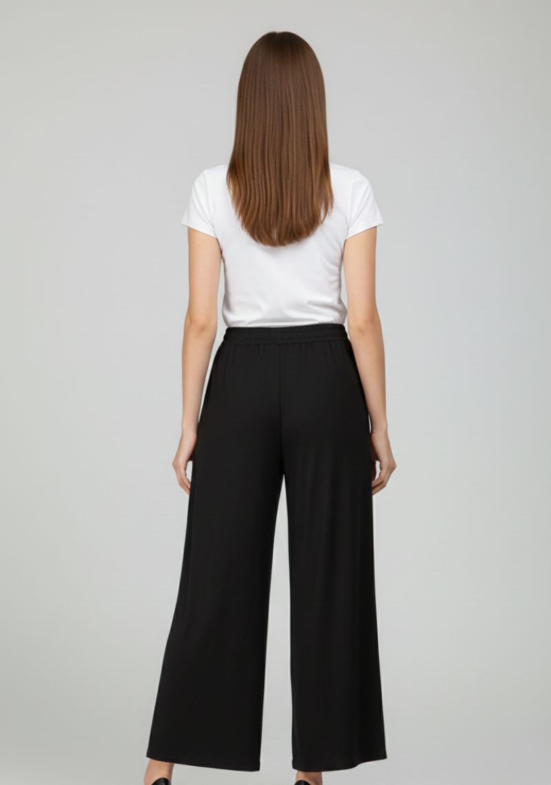 WOMENS PALAZZO - RICH [ BLACK ]