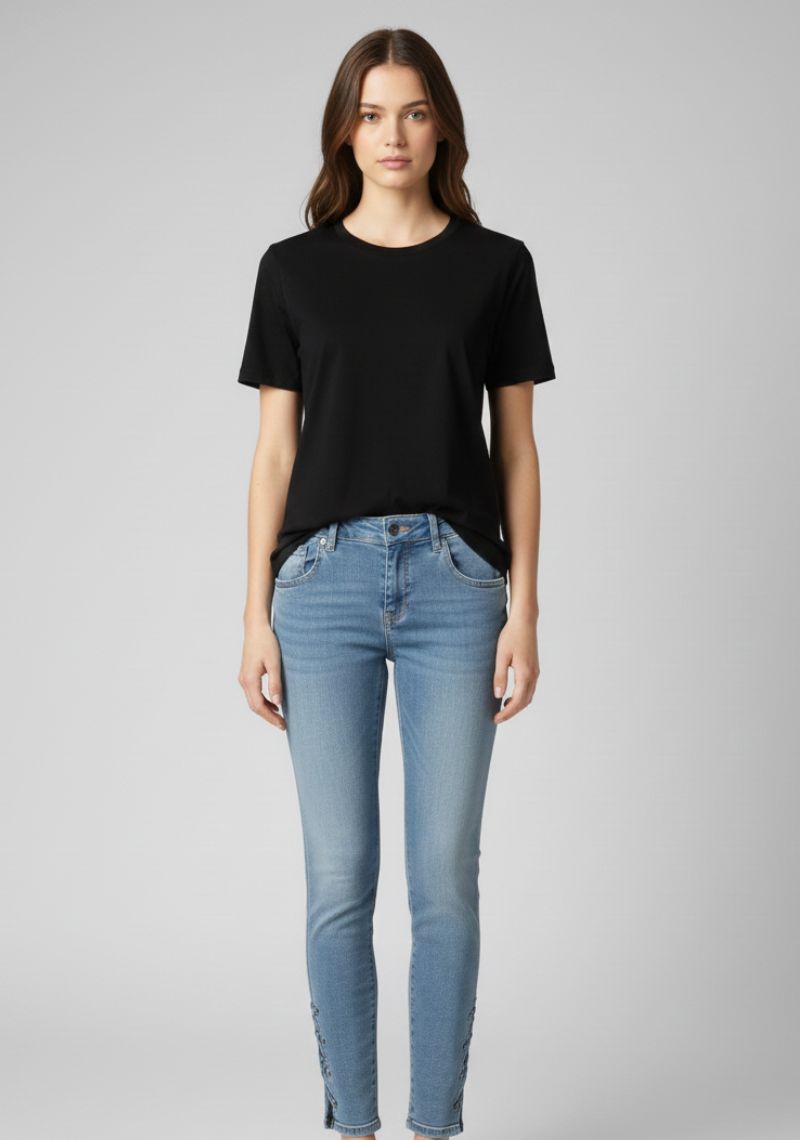 WOMEN JEAN (SL)-LIGHT BLUE