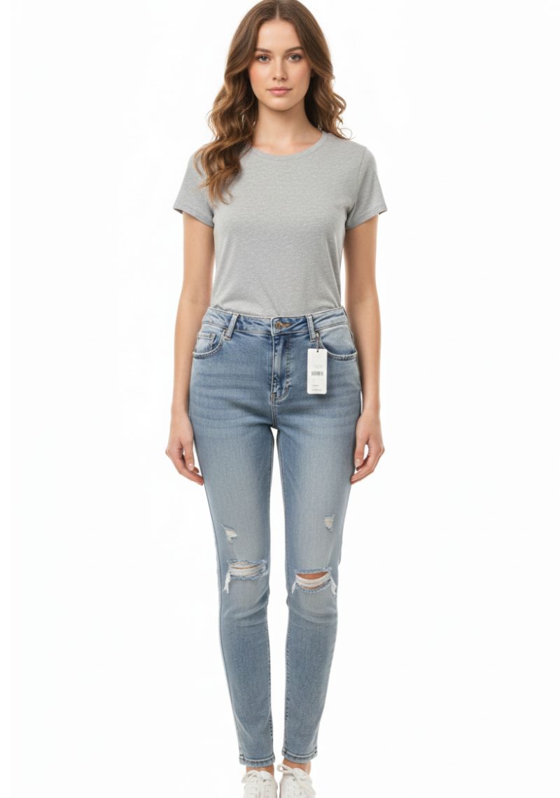 WOMEN JEAN (SL)-MIDSTONE BLUE