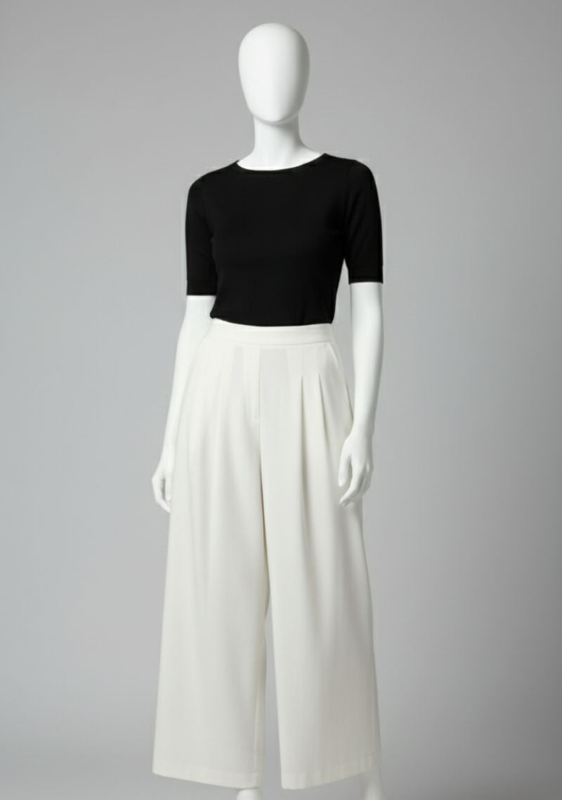 WOMENS PALAZZO - PURE PEARL WHITE