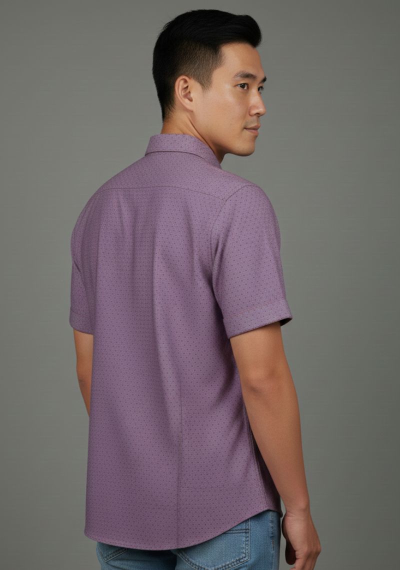 SHIRT - DARK PLAIN PURPLE