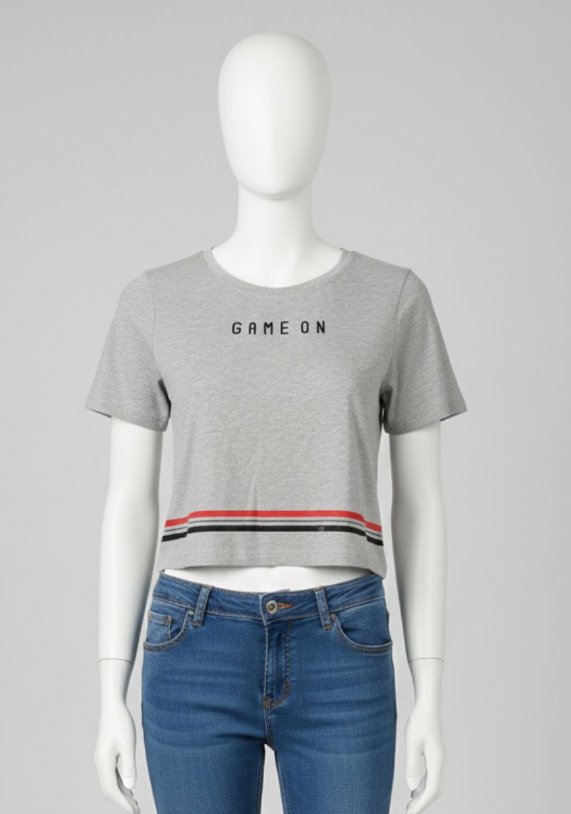 WOMENS T-SHIRT - ASH