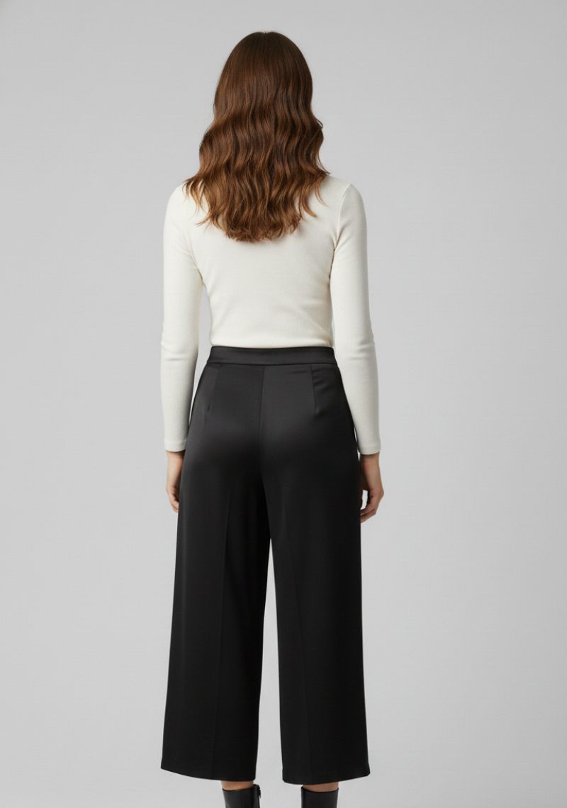 WOMENS PALAZZO - CHARCOAL [ BLACK ]