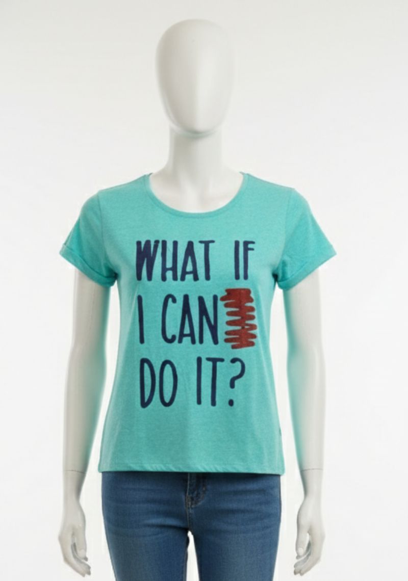 WOMENS T-SHIRT - DARK SKYBLUE