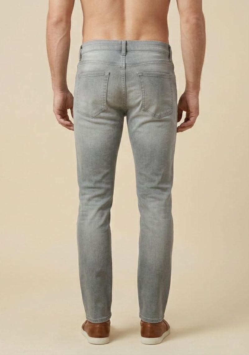 Mens Denim Pan (Regular)-Light Gray(ED)
