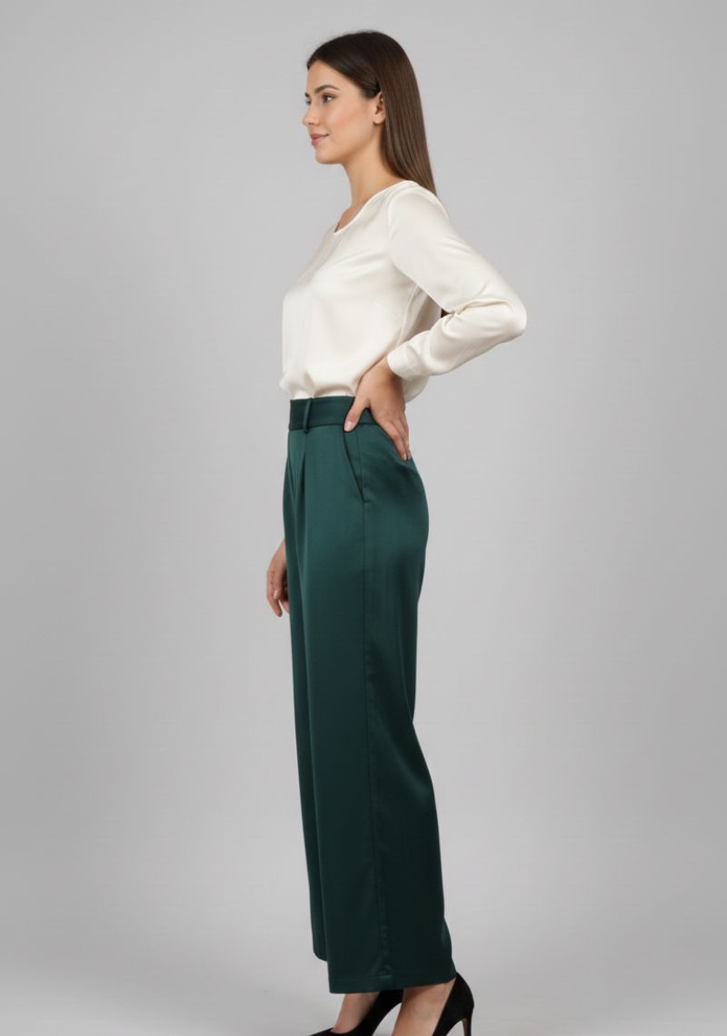 WOMENS PALAZZO - GREEN