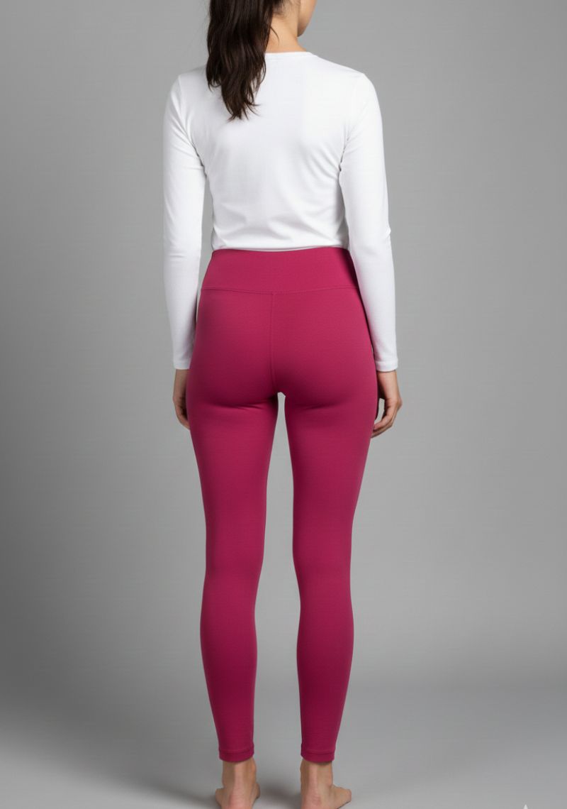 WOMENS LEGGINGS [MD] - MAGENTA [ DARK PINK ]