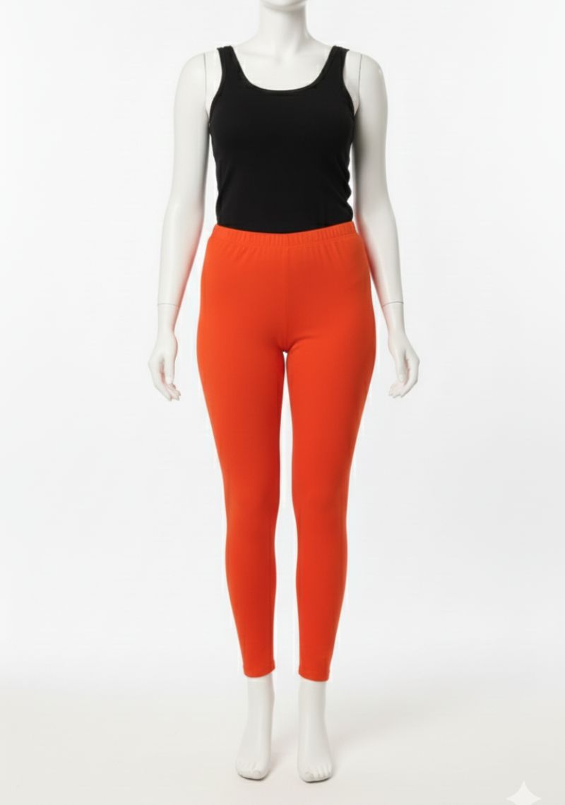 WOMENS LEGGINGS [MD] - PUMPKIN [ORANGE]