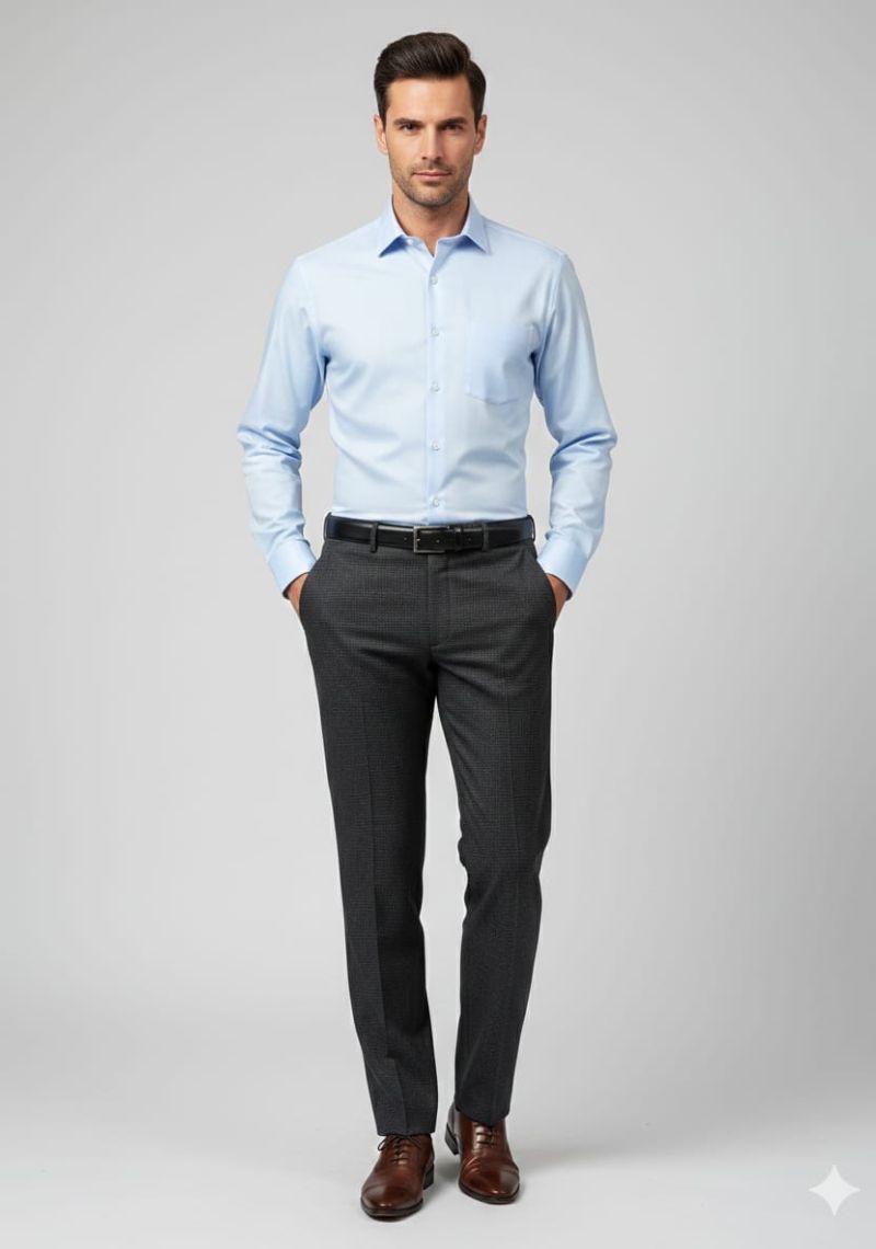 Mens Formal Trouser -Black(ED)