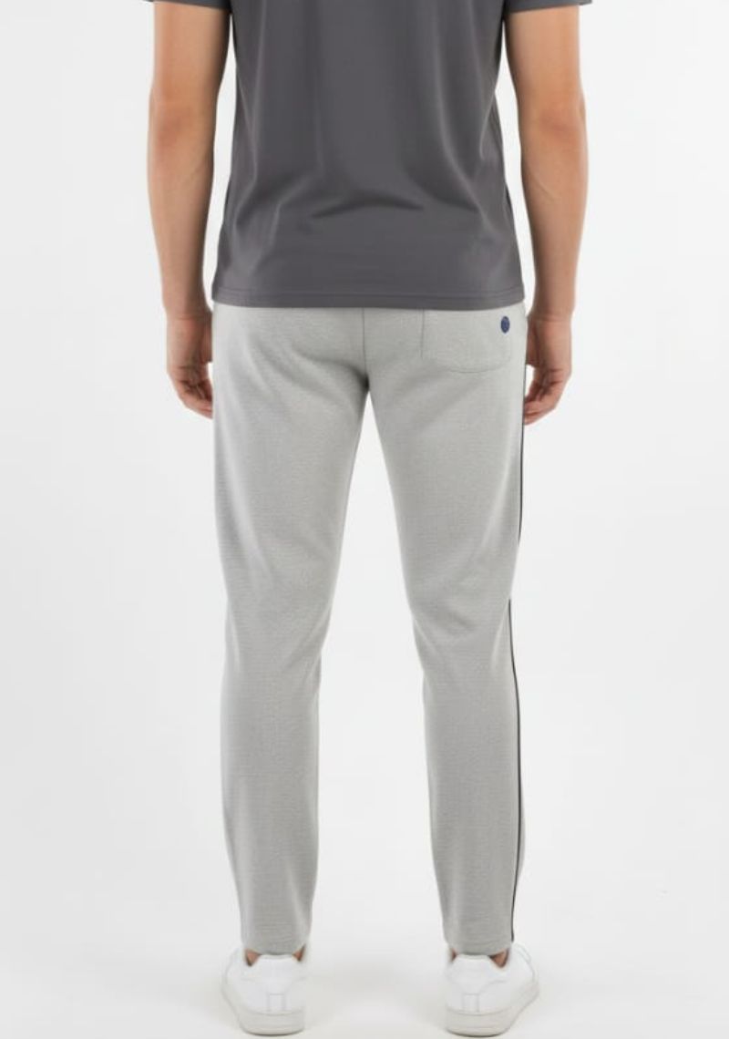 ACTIMAXX TRACK PANT [SL] - LIGHT GREY & BLACK PRINTED