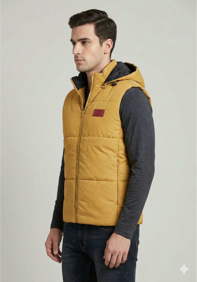 WINTER JACKET - YELLOW AND BLACK