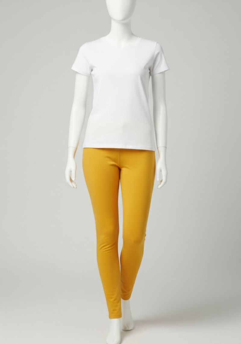 WOMENS LEGGINGS [MD] - BRIGHT YELLOW