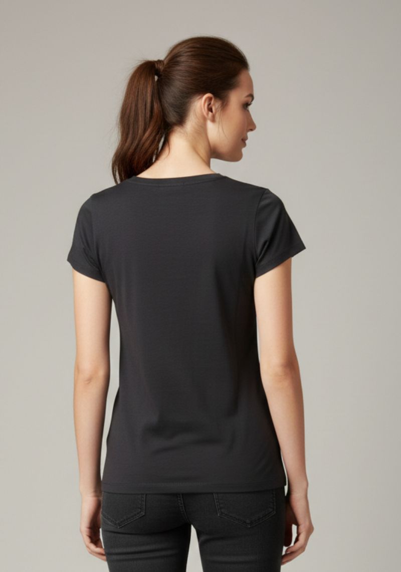 WOMENS T-SHIRT - BLACK