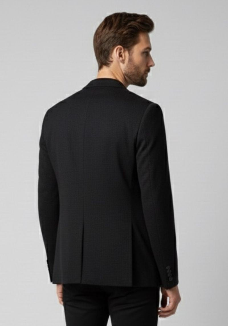MENS BLAZER - PLAIN BLACK