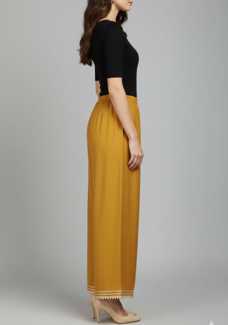 WOMENS PALAZZO - DARK SANDAL