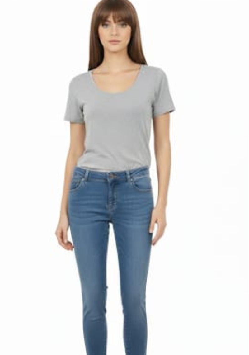 WOMEN JEAN (SL)-LIGHT BLUE