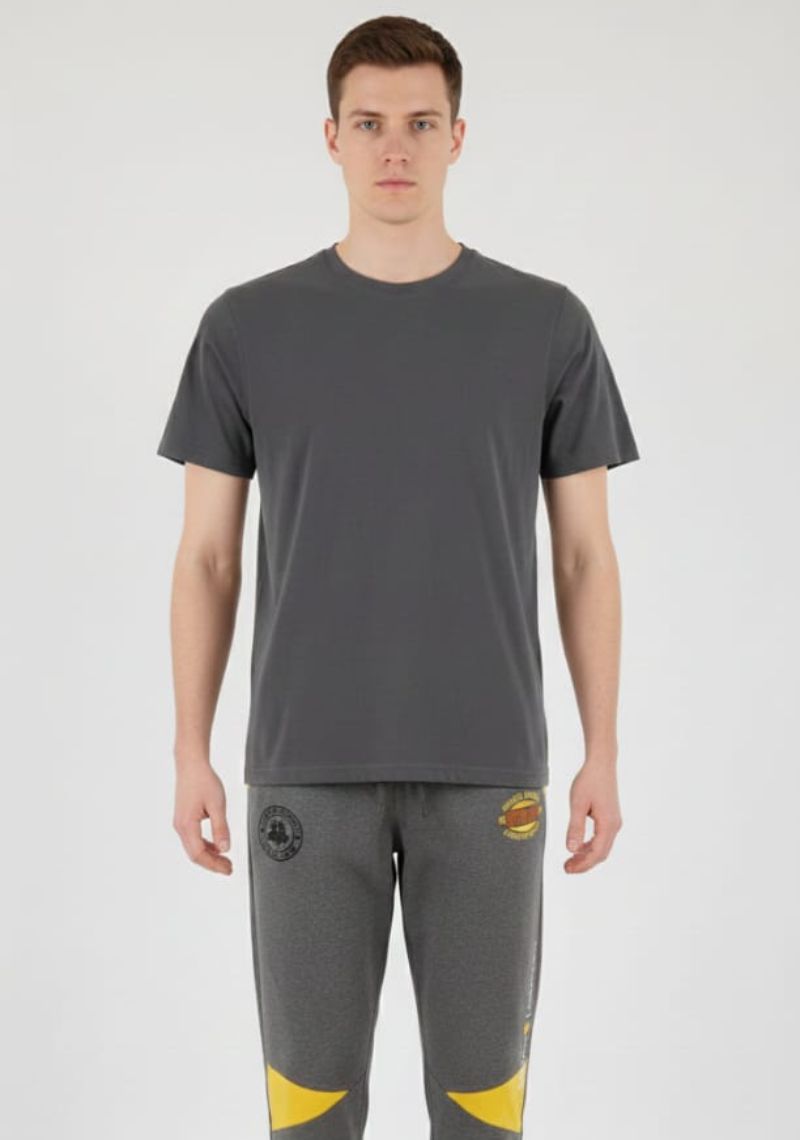 ACTIMAXX TRACK PANT [SL] - DARK GREY & YELLOW