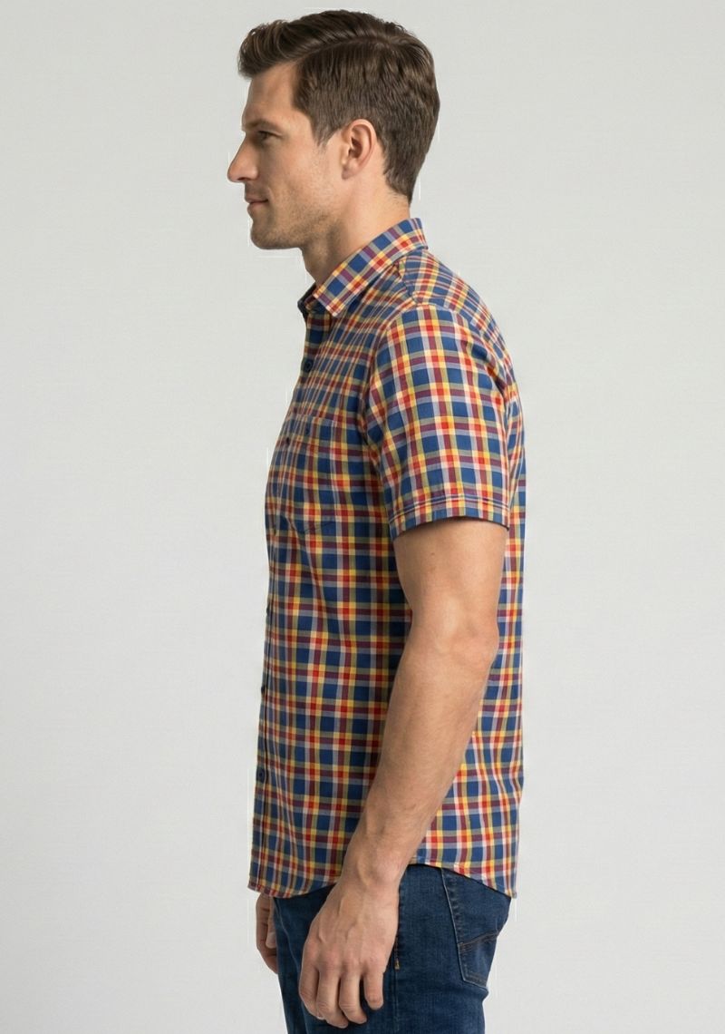 SHIRT - YELLOW CHECKED