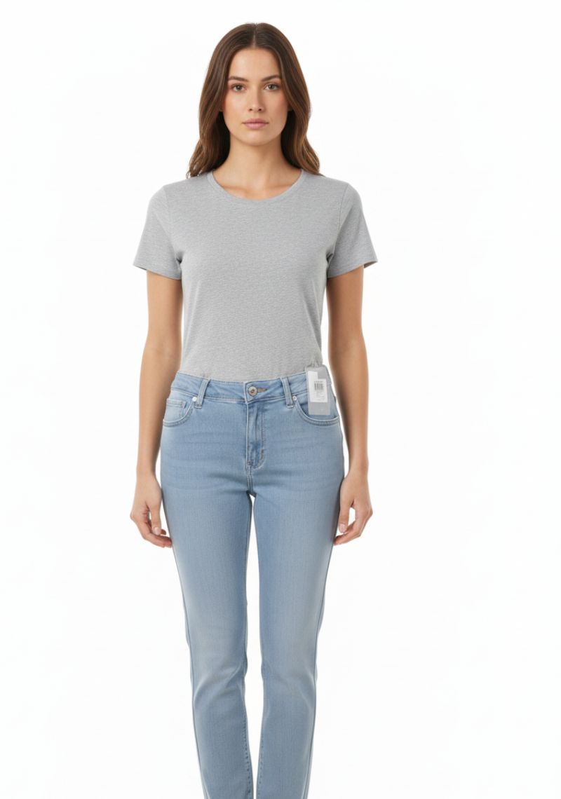 WOMEN JEAN (SL)-LIGHT INDIGO