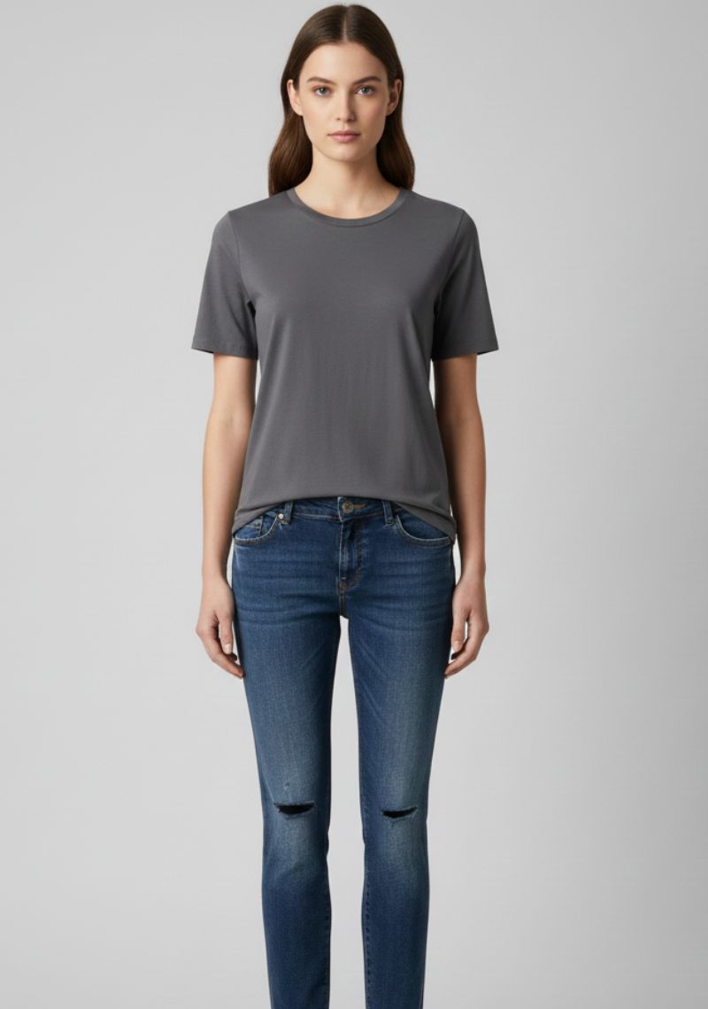 WOMEN JEAN (SL)-DARK BLUE