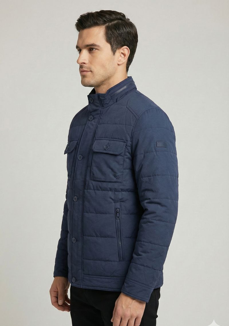 WINTER JACKET - PLAIN DARK BLUE